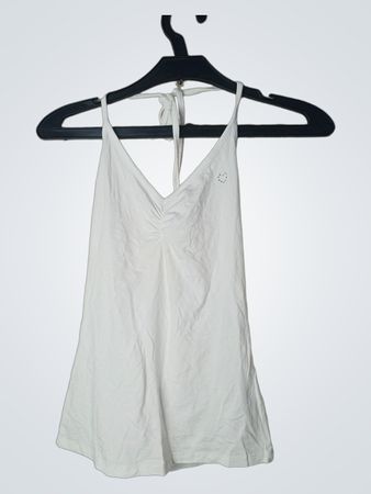 Weißes Halter-Top