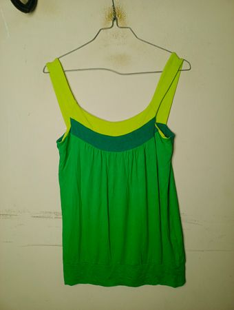Orsay Grünes & Gelbes Tanktop