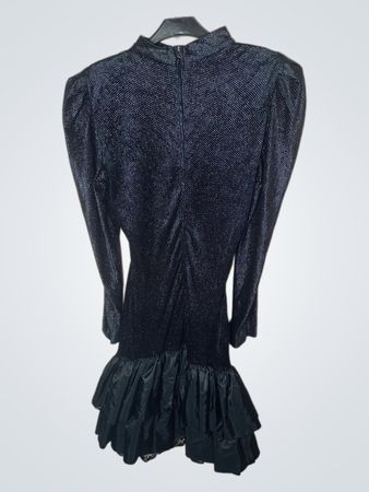e virgola schwarzes Kleid Größe 42
