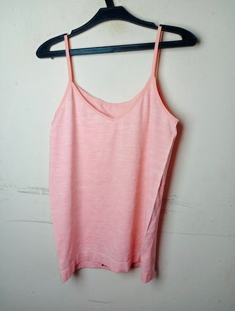 Pink Spaghetti-Träger Tanktop