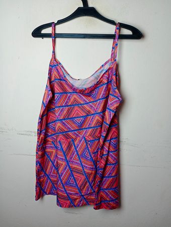 Tanktop mit geometrischem Muster
