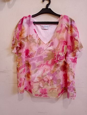 Guy Dubois Blumenmuster-Bluse