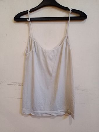 Weiße Spaghetti-Träger-Camisole