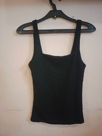 Tally Weijl Schwarzes Rippenshirt