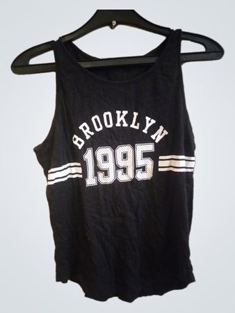Schwarzes Brooklyn 1995 Tank Top