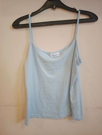 Yessica Hellblau Spaghetti-Träger Tanktop