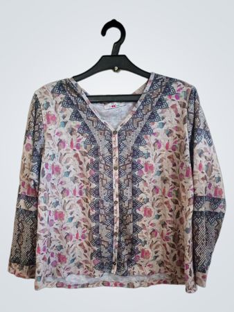 Lili Dudu Damen Langarmbluse