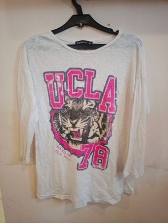 Shana UCLA 78 Tiger Grafik Langarmshirt