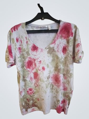 Punt Roma Nuria Moncho Floral Print T-Shirt