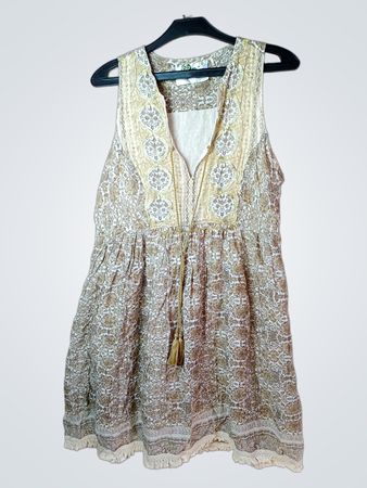 Peace + Love Ärmelloses Kleid mit Quasten