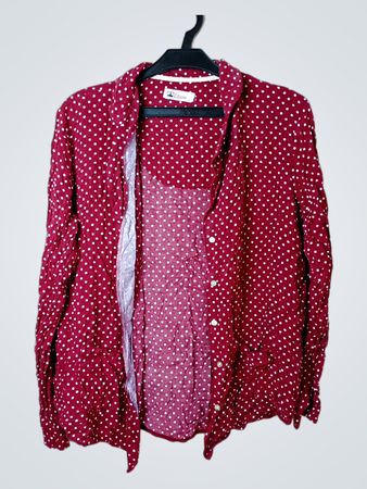 Etam Polka Dot Langarmhemd