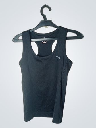 Puma Black Racerback Tank Top