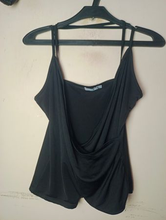 encuentro schwarzes Cami-Top