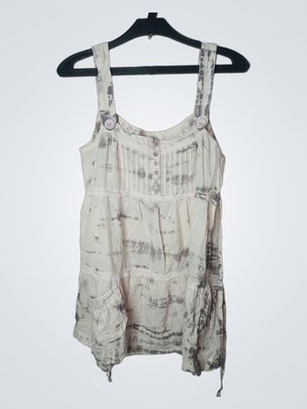 SPOT Damen Tie-Dye Schichtkleid mit Taschen