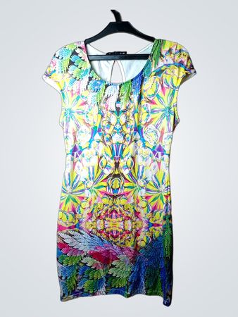 CONOS Damen Kleid mit buntem Druck