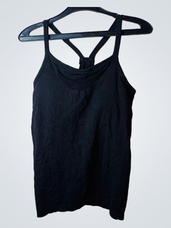 one feel love schwarzes Tanktop
