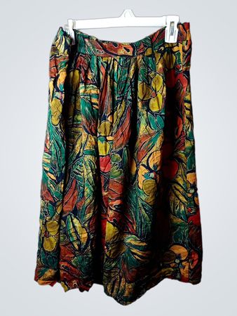 Maxirock mit Blumenmuster