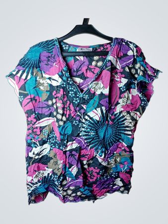 K.woman Blumenmuster Bluse