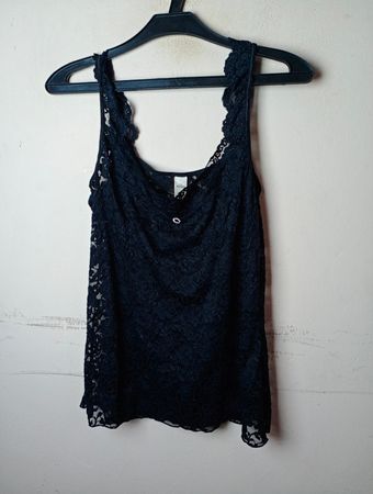 Gina Benotti Schwarzes Spitzen-Tanktops
