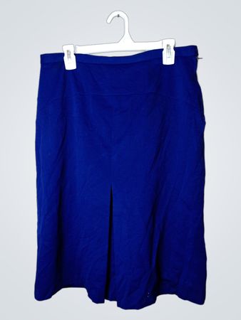 Blauer Polyesterrock