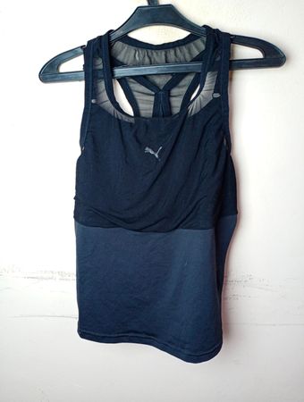 Puma Schwarzes Tanktop