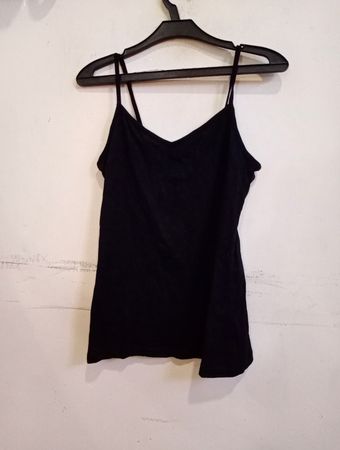 Gina Benotti Schwarze Spitzen-Spaghetti-Träger Camisole