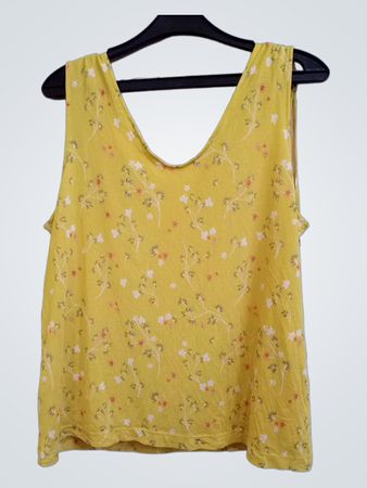 S.Oliver Gelbes Floral-Top