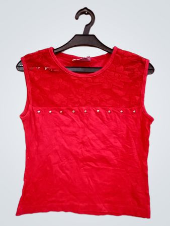 Colours of the World Rotes ärmelloses Top
