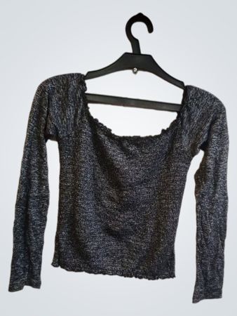 Hollister Langarm-Off-the-Shoulder-Top