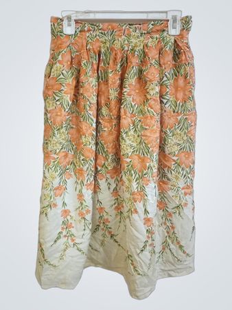 Betty Jackson London Floral Midi Rock