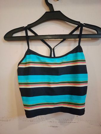Gestreiftes Crop Top