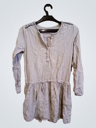 Monoprix Kids Grau Langarmkleid