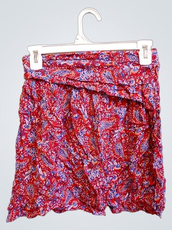 Promod Rote Blumenmuster Minirock