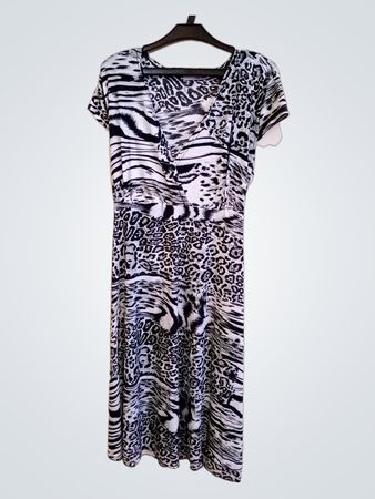 EAST WEST Animal Print Maxi Dress