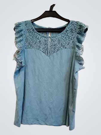 Vero Moda Spitze Detail Ärmelloses Oberteil