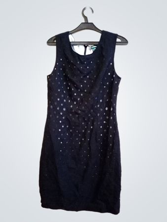 Charles Vögele Damen ärmelloses Polka-Dot-Kleid