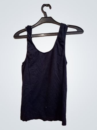 Schwarzes Trägershirt