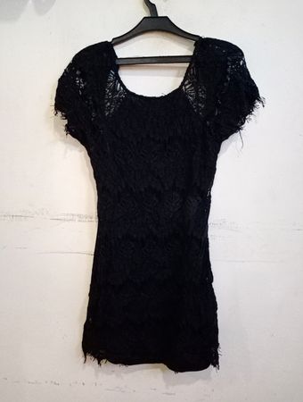 Jennyfer Schwarzes Spitzenkleid