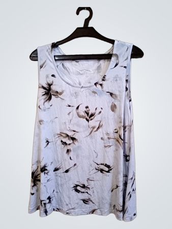 BPC Selection Bonprix Collection Ärmelloses Blumenmuster-Top