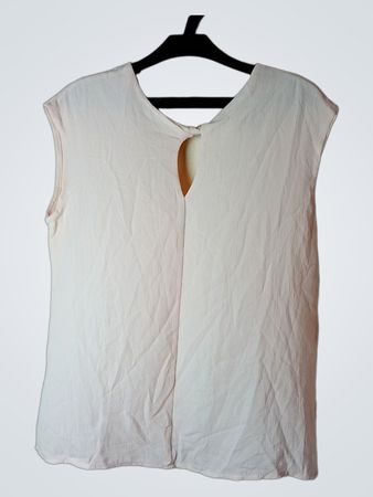MYHOLYS Ärmellose pinke Bluse