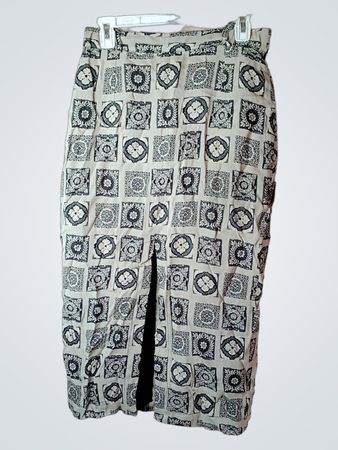 Roman Benetton Rock mit geometrischem Muster