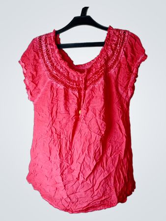 Flora Fashion Made in Italy Baumwollmischung Bluse