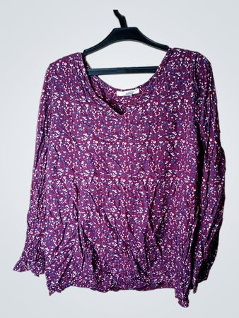 Esprit Floral Print Long Sleeve Blouse