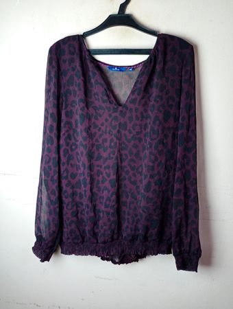 TOM TAILOR Leopardenmuster Bluse
