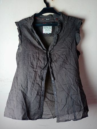 Esprit Ärmellose Knopfbluse