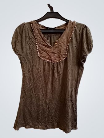 Massimo Dutti T-Shirt mit kurzen Ärmeln