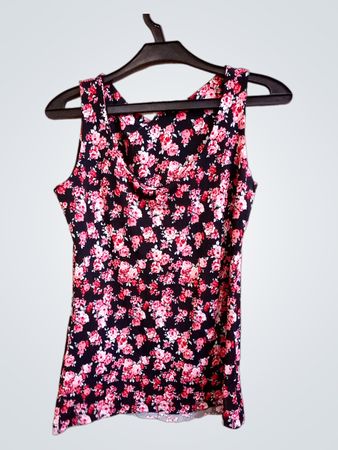 Blumenmuster Tanktop