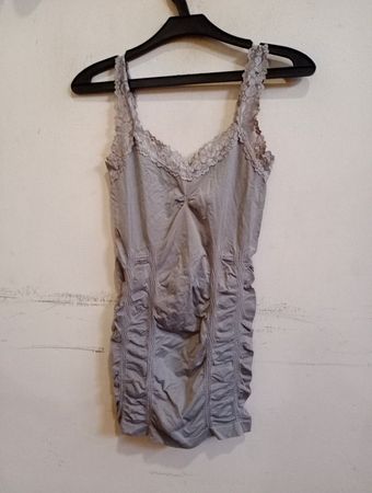 Kismet Damen Spitzenbesatz Rüschentop
