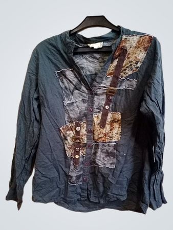 Ollie Damen Langarm Button-Up Shirt