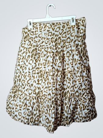 ASOS DESIGN Leopardenmuster gestuftem Minirock